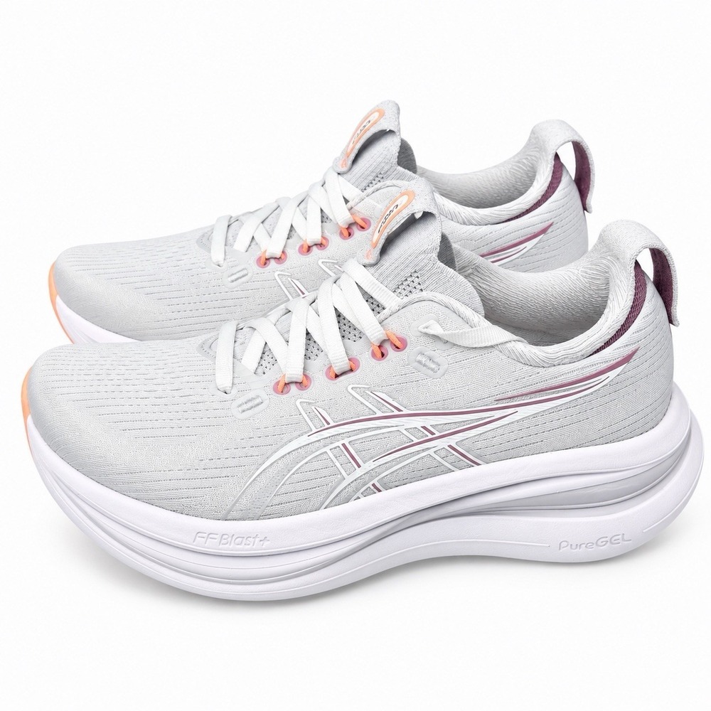 ASICS Gel-Nimbus 28 Cloud Grey Dusty Mauve 1012B899-022 Women's 6 Running Shoes